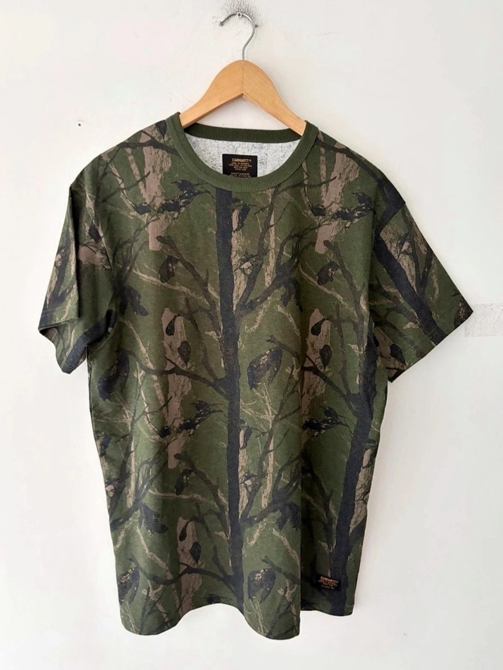 Carhartt WIP Work In Progress Camo Military T-shirt Size S